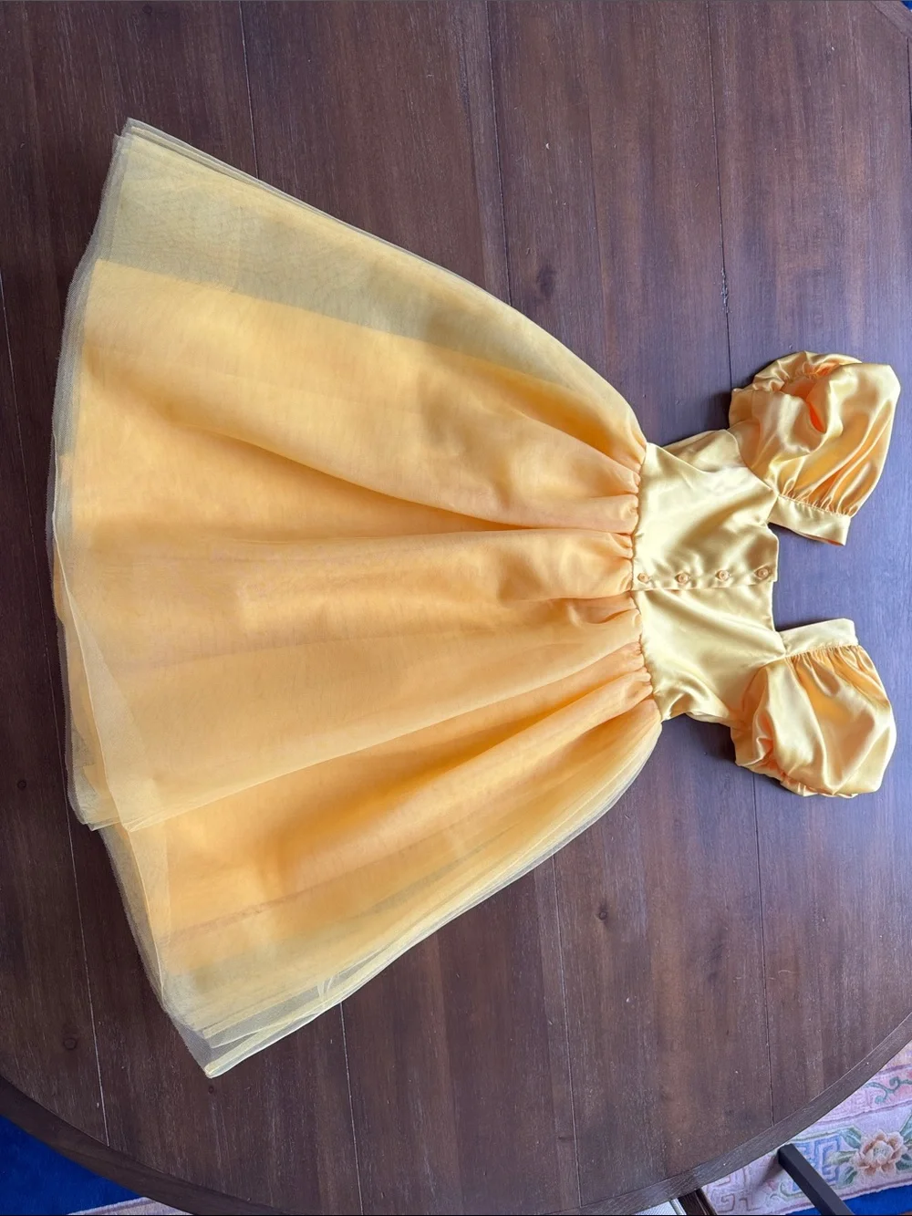 NWOT Sz 10 Disney X Janie and Jack Princess Belle tulle dress Beauty & the Beast